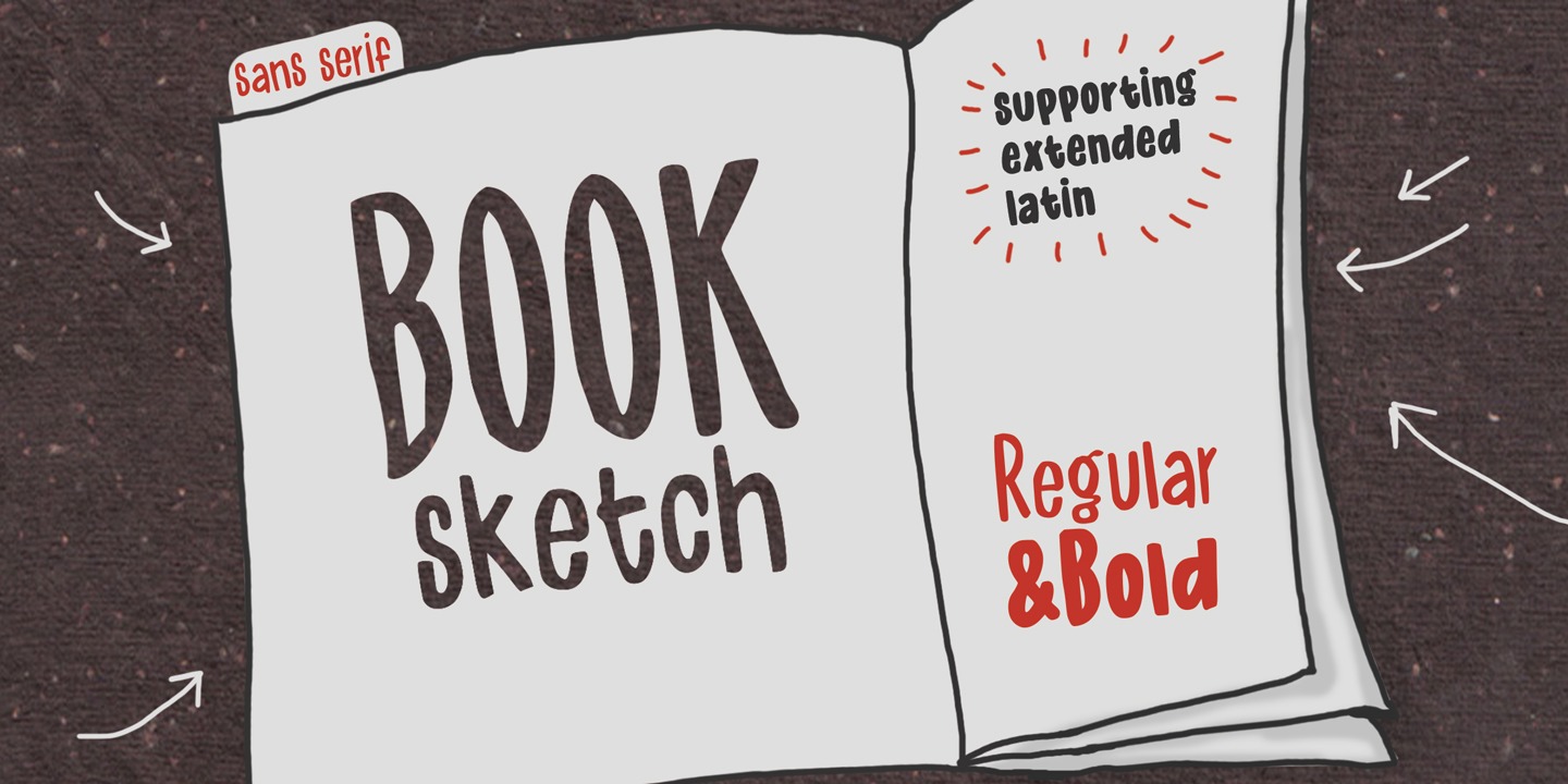 Example font Book Sketch #1